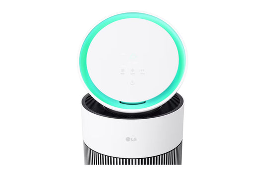 LG Air Purifier AS55GGWX0 360˚ Clean Air, 52.8m² Room Capacity, HEPA Filter, BLDC Motor, Smart indicator, AQI Status, UVnano