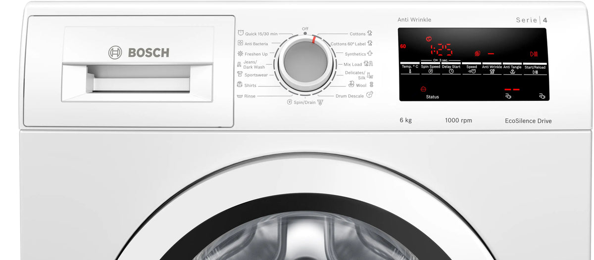 Bosch Series 4 washing machine 6 kg 1000 rpm — WLJ2046WIN — alternate view