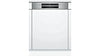 Bosch SMI4IVS00I Serie 4 60 cm Semi-Integrated In-Built Dishwasher (Stainless Steel, Home Connect, Extra Dry, IntensiveZone, Made in Turkey)