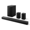 LG S65TR 600W 5.1 Channel Dolby Digital, Wireless Subwoofer & Rear Speaker with Built-in Receiver, AI Sound Pro Home Theater Soundbar with HDMI, USB & Bluetooth Connectivity (Black)