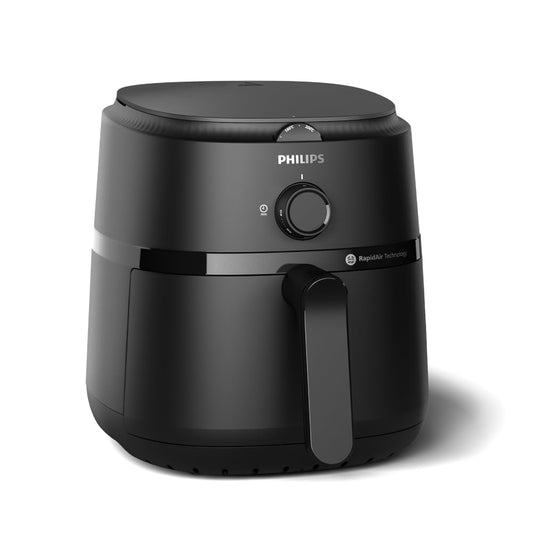Philips NA120/00 4.2 Litre Airfryer (Black) | Rapid Air Technology | 12 Preset Menus | 1500W | Up to 90% Less Fat | Made in India – Buy Online at Suraj Electronics