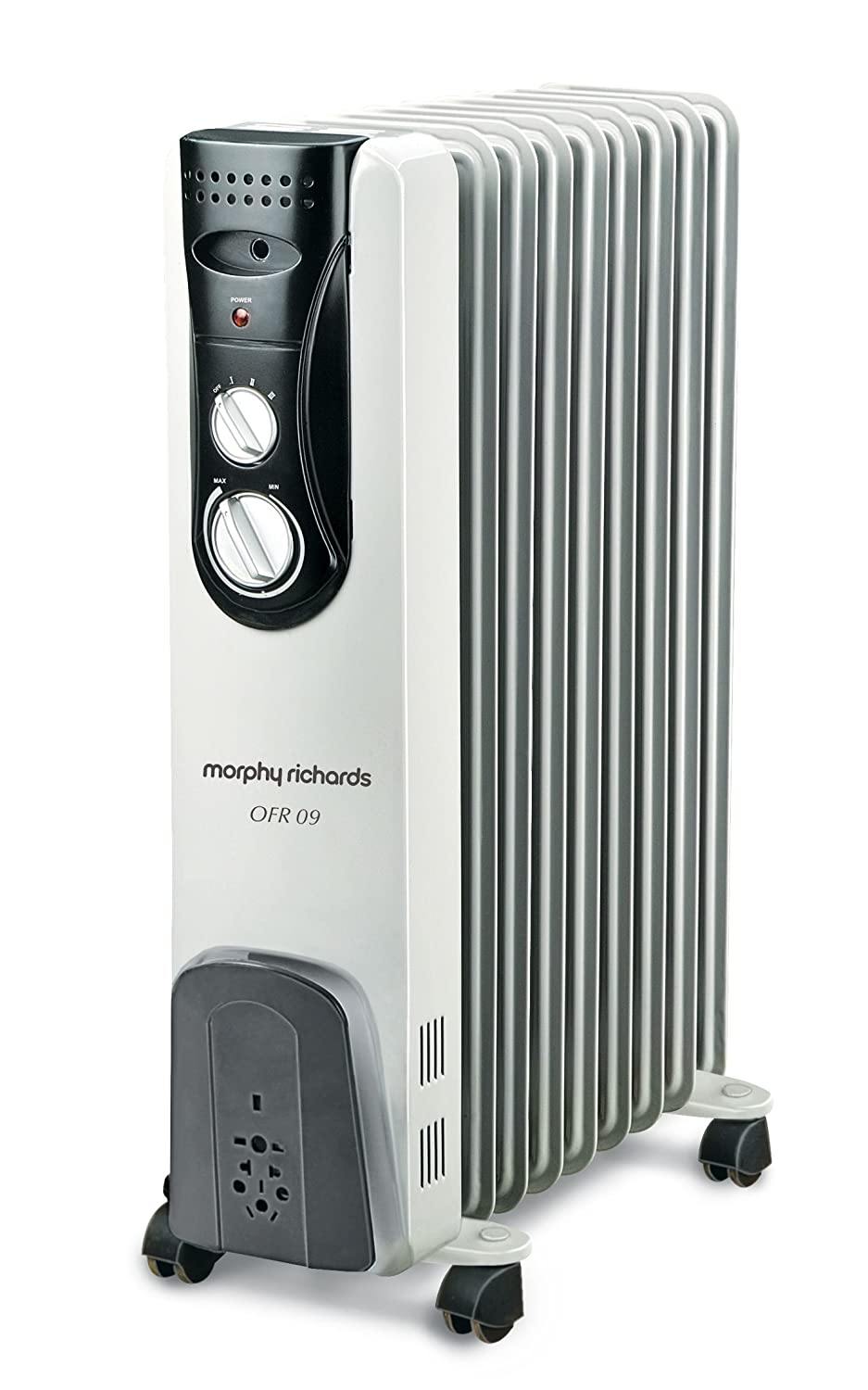 Morphy Richards OFR 09 2000-Watt Oil Filled Radiator (Grey)