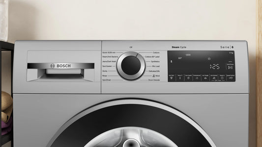 Bosch Series 6 washing machine, front loader 9 kg 1200 rpm — WGA1420SIN — alternate view