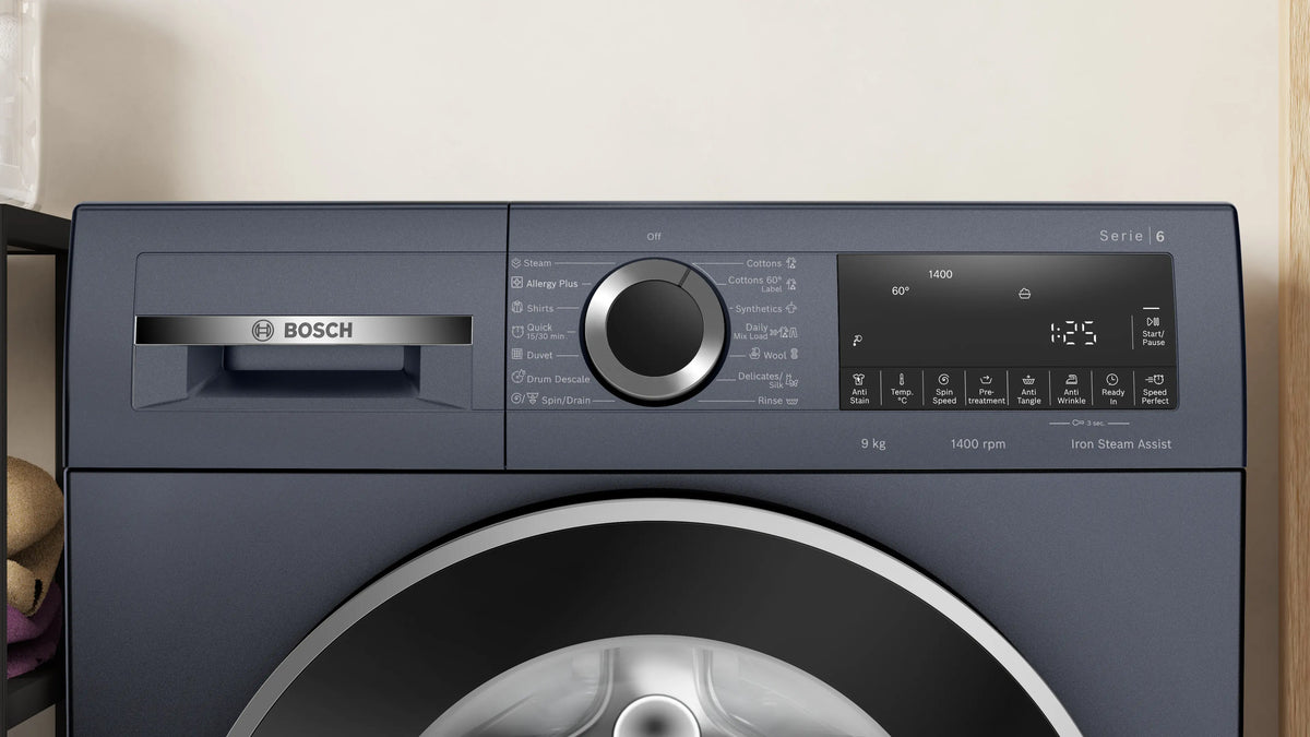 Bosch Series 6 washing machine, front loader 9 kg 1400 rpm — WGA244ZPIN — alternate view