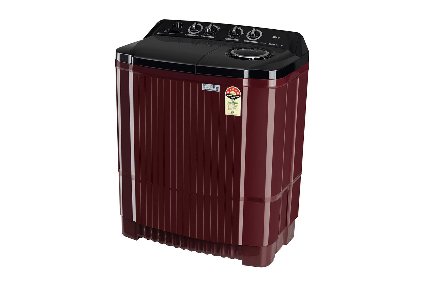 LG P8535SDAZ 8.5 Kg 5 Star Semi-Automatic Top Load Washing Machine | Roller Jet Pulsator + Soak | Wind Jet Dry | Rat Away Technology | Suraj Electronics Delhi NCR
