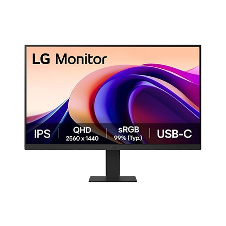 LG 68.58 cm (27) QHD IPS Monitor with USB-C, 100Hz refresh rate, Reader Mode & Flicker Safe — 27U631A-B — product view