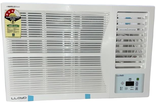 Lloyd GLW18C3YWPSA 1.5 Ton 3 Star Fixed Speed Window Ac (Copper, White With Silver Deco Strip)