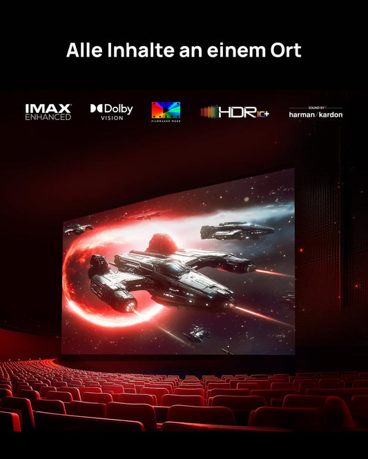 XGIMI Horizon 20 Pro 4K RGB Triple Laser Home Projector, 4100 ISO Lumens, Google TV, Licensed Netflix, IMAX Enhanced, 300" Display, 2x12W Harman kardan,1ms Input Lag, up to 240Hz, VRR