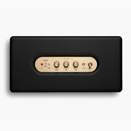 Marshall Woburn III Bluetooth Home Speaker (Black) | 3-Way Driver | Deep Bass | HDMI, AUX & Bluetooth 5.2 | Premium Sound System