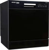 Voltas Beko DT8B 8 Place Table Top Dishwasher (Black, 6 Wash Programs, Low Noise, Compact Design)