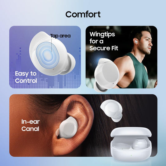 Samsung Galaxy Buds Core (Black) with Galaxy AI | Powerful Active Noise Cancellation | Enriched Bass | IP54