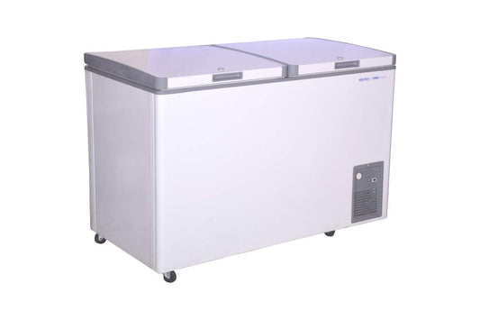Voltas CF 320 DA5-P Double Door Deep Freezer, 320 Liters 5 star