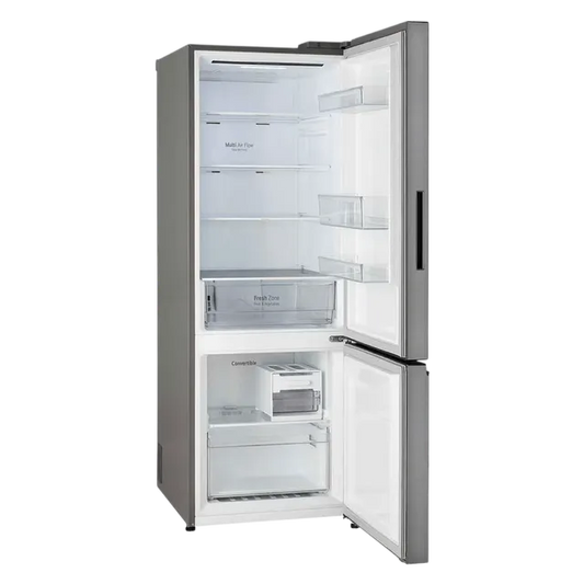 LG GL-B382DPZX 340 L 3 Star Wi-Fi Inverter Frost Free Double Door Refrigerator with Door Cooling+ (Shiny Steel)