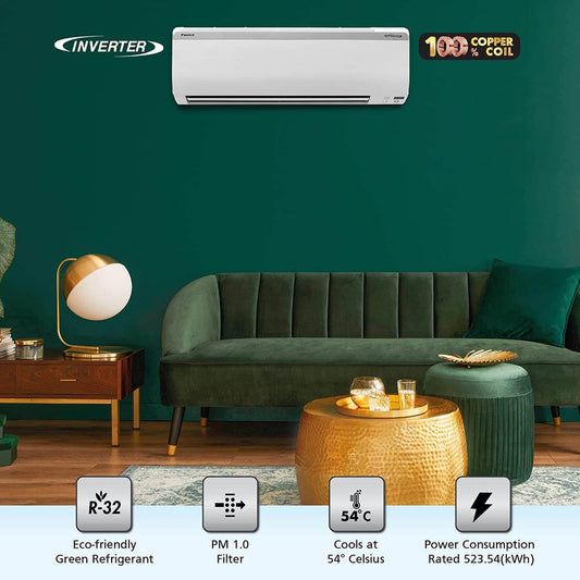 Daikin FTKM35UV16 1.0 Ton 5 Star Inverter Split AC – Coanda Airflow, Dew Clean, Copper Condenser, R32 Refrigerant, Ultra-Quiet Operation