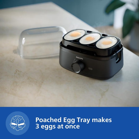 Philips HD9137/90 Egg Boiler 400W | 6-Egg & Poached Egg Maker | Best Price in Delhi NCR