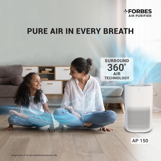 Eureka Forbes Air Purifier 150 (HEPA H13, 360° Air Intake, 200 Sq. Ft.) – Buy Online | Suraj Electronics Delhi NCR