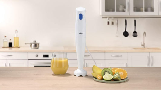 Braun MQ10.000PWH MultiQuick 1 Hand Blender | 450W Motor | Stainless Steel Blades | BPA-Free | Suraj Electronics Delhi NCR