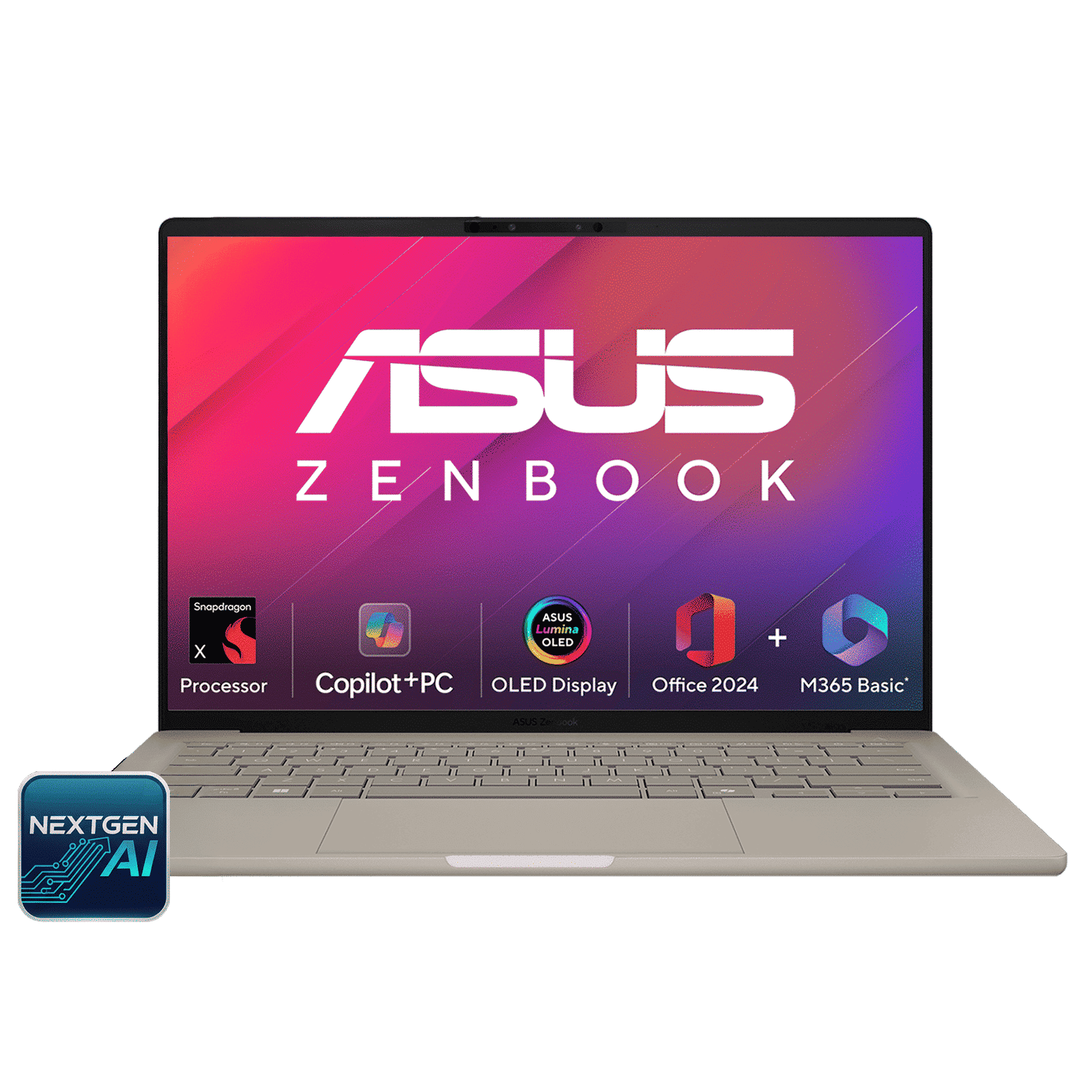 ASUS Zenbook A14 Snapdragon X X126100 Ultra Thin Laptop (16GB