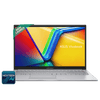 ASUS Vivobook S14 S3407QA-KP020WS Snapdragon X Thin & Light Laptop (16GB, 512GB SSD, Windows 11 Home, 14 inch 2.5K WQXGA IPS Display, MS Office Home 2024, Cool Silver, 1.35 KG)