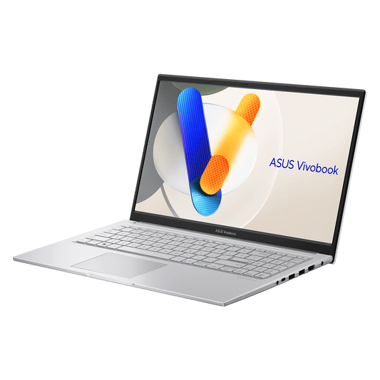 ASUS Vivobook 15 X1504VAP-BQ224WS Intel Core 5 120U Thin & Light Laptop (16GB RAM, 512GB SSD ROM, Windows 11 Home, 15.6 inch Full HD IPS Display, MS Office Home 2024, Cool Silver, 1.50 KG)