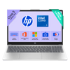 HP 15-fd1299TU Intel Core 3 100U Laptop (8GB, 512GB SSD, Windows 11 Home, 15.6 inch Full HD IPS Display, MS Office 2024, Natural Silver, 1.65 KG)