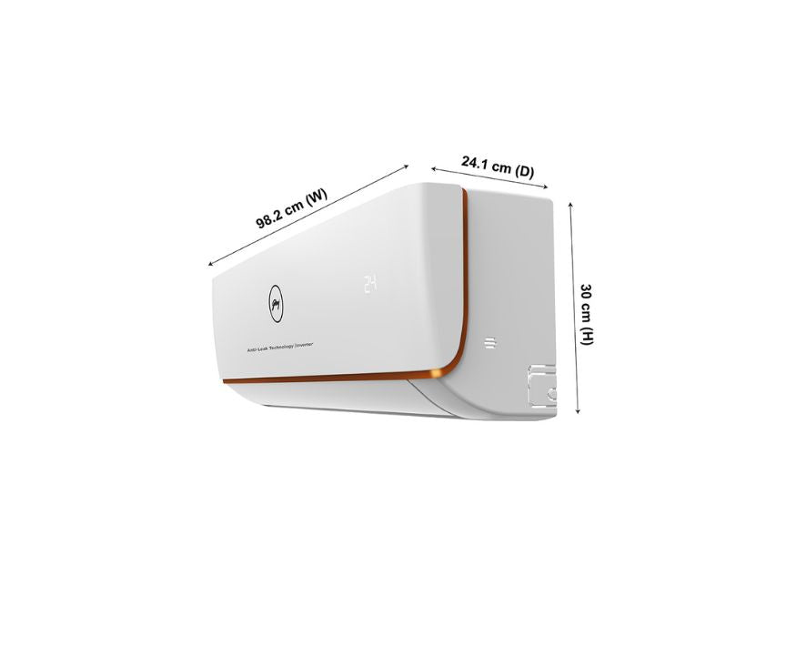 Godrej SIC 18DTC3 GWA AL 1.5 Ton 3 Star, Anti-Leak, 5-In-1 Convertible Cooling, Inverter Split AC (Model, AC 1.5T White)