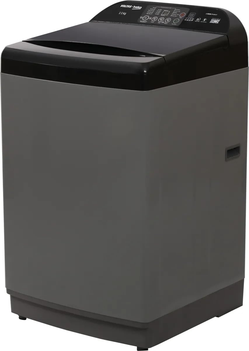 Voltas Beko WTL1106UEAH / DPB0HD 11 Kg Fully Automatic Top Load Washing Machine | In-Built Heater | Antibacterial Wash | Self-Clean Tub | 10 Programs | Suraj Electronics Delhi NCR