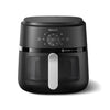 Philips NA221/00 4.2 Litres Air Fryer with Automatic Shut-off, Dishwasher Safe, Rapid Air Technology, Non-Stick Coating (Black)