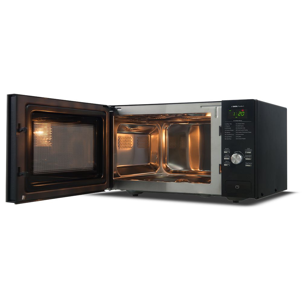 Voltas Beko MC25BD 25L Convection Microwave Oven (Black, AutoCook Menu, Active Defrost, 10 Power Levels, Grill Function)
