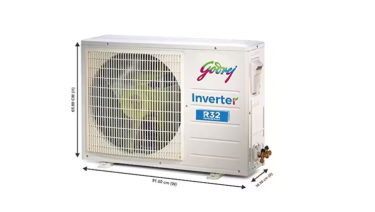 Godrej SIC 24LTC5-WWR 2.0 Ton 5 Star, 5-In-1 Convertible Cooling, Inverter Split AC (AC White)