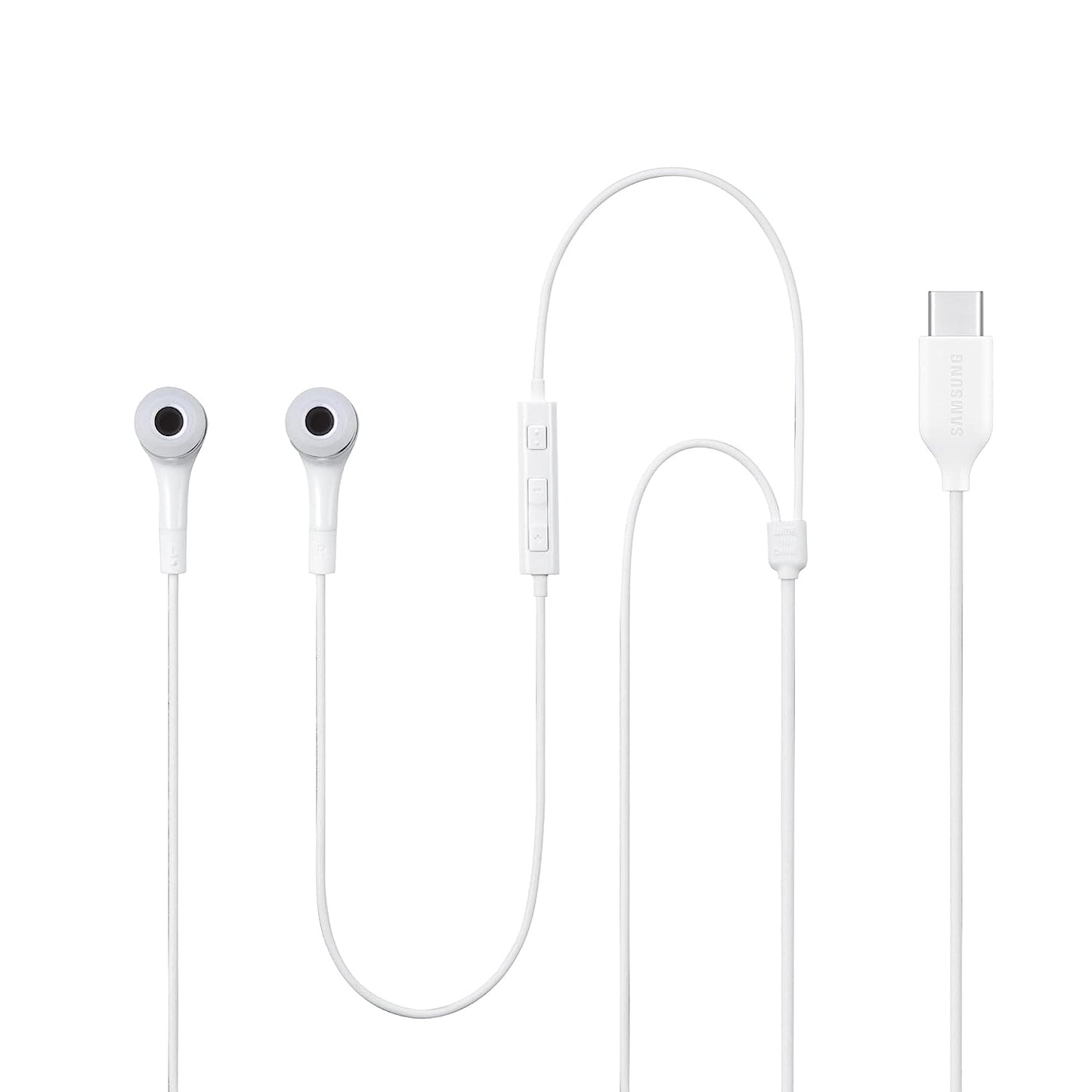 Samsung Original IC050 Type-C Wired In-Ear Earphones with Mic (White) | Noise Isolation | Suraj Electronics Delhi NCR