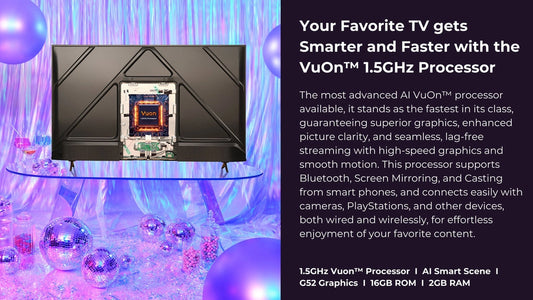 Vu 55GLOLED25 139 cm (55 inch) 3 Years Complete Warranty By Brand Ultra HD (4K) LED Smart Google TV I Dolby Vision