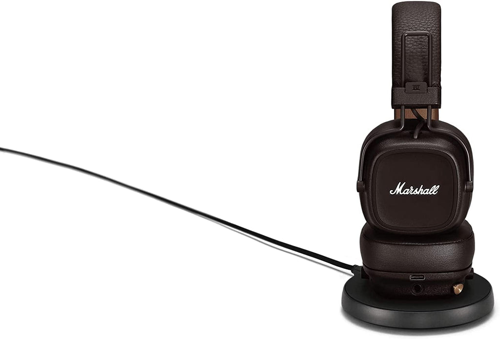 Marshall Major IV Wireless Bluetooth On Ear Headphone with Mic (Brown)