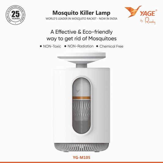 YAGE by Rozzby YGM105 Mosquito Killer Lamp | 2300V Electric Grid | UV LED | Timer | 6 Months Warranty | Suraj Electronics Delhi NCR