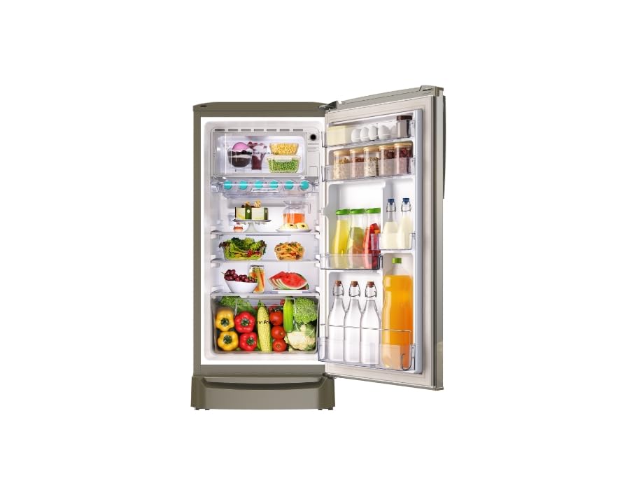 Godrej RD ERIOPLS 205B THF ST GL 180 L 2 Star Direct Cool Turbo Cooling Technology With Upto 24 Days farm Freshness Single Door Refrigerator ( Steel Glow)