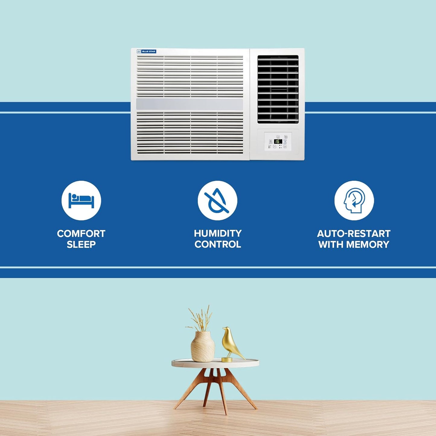 Blue Star WFE324E 2 Ton 3 Star Window AC | Turbo Cool | 100% Copper Condenser | R32 Refrigerant | Fixed Speed – Buy Online at Suraj Electronics