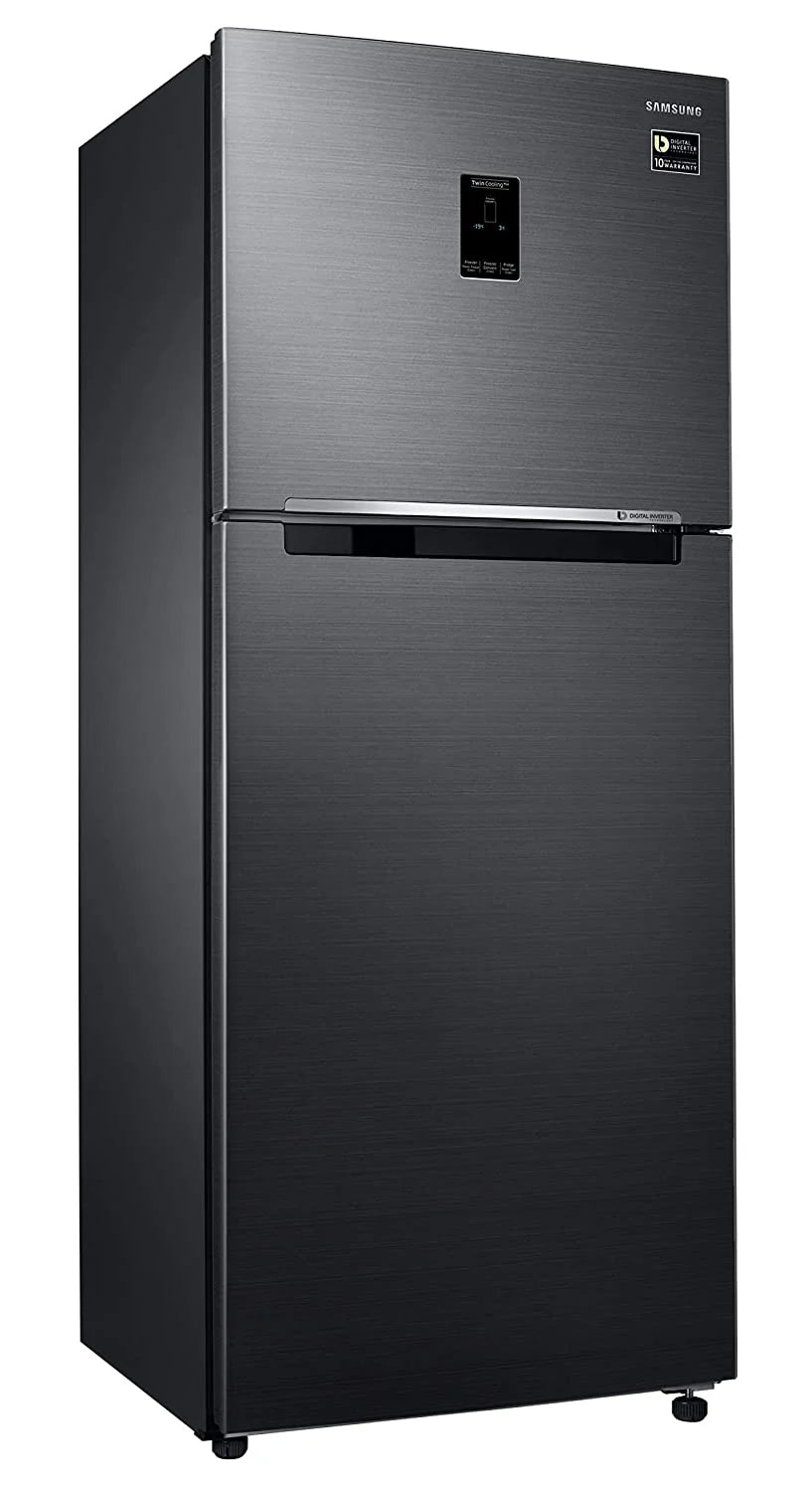 Samsung RT39C5532BS/HL 363L 2 Star Inverter Frost-Free Convertible 5 In 1 Double Door Refrigerator ,Black Inox