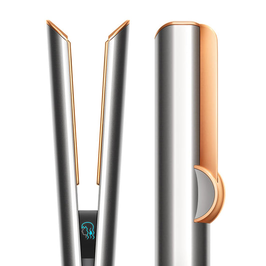Dyson Airstrait™ HT01-BNBC-IN Hair Straightener with Wet to Dry Styling, No Heat Damage, Airflow Technology & LCD Display (Bright Nickel/Bright Copper)