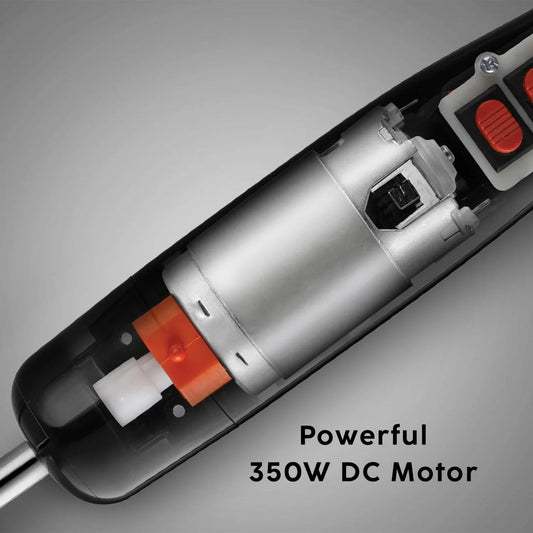 Glen SA4063HBBL 350W Electric Turbo Hand Blender | Stainless Steel Arm | Low Noise | Suraj Electronics Delhi NCR