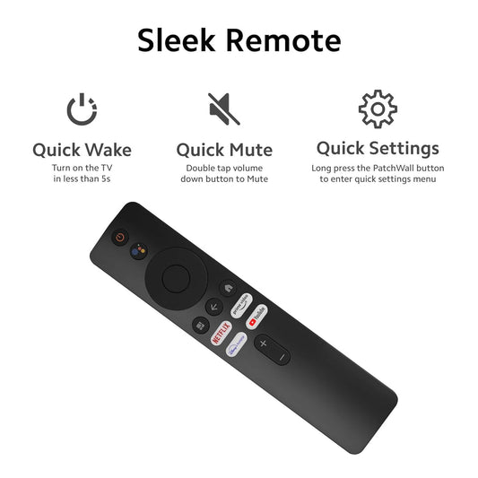 Mi 32 Inch HD Ready Smart LED TV (A Series) – Google TV, Dolby Audio, Dual Band Wi-Fi, Voice Assistant, 20W Speakers