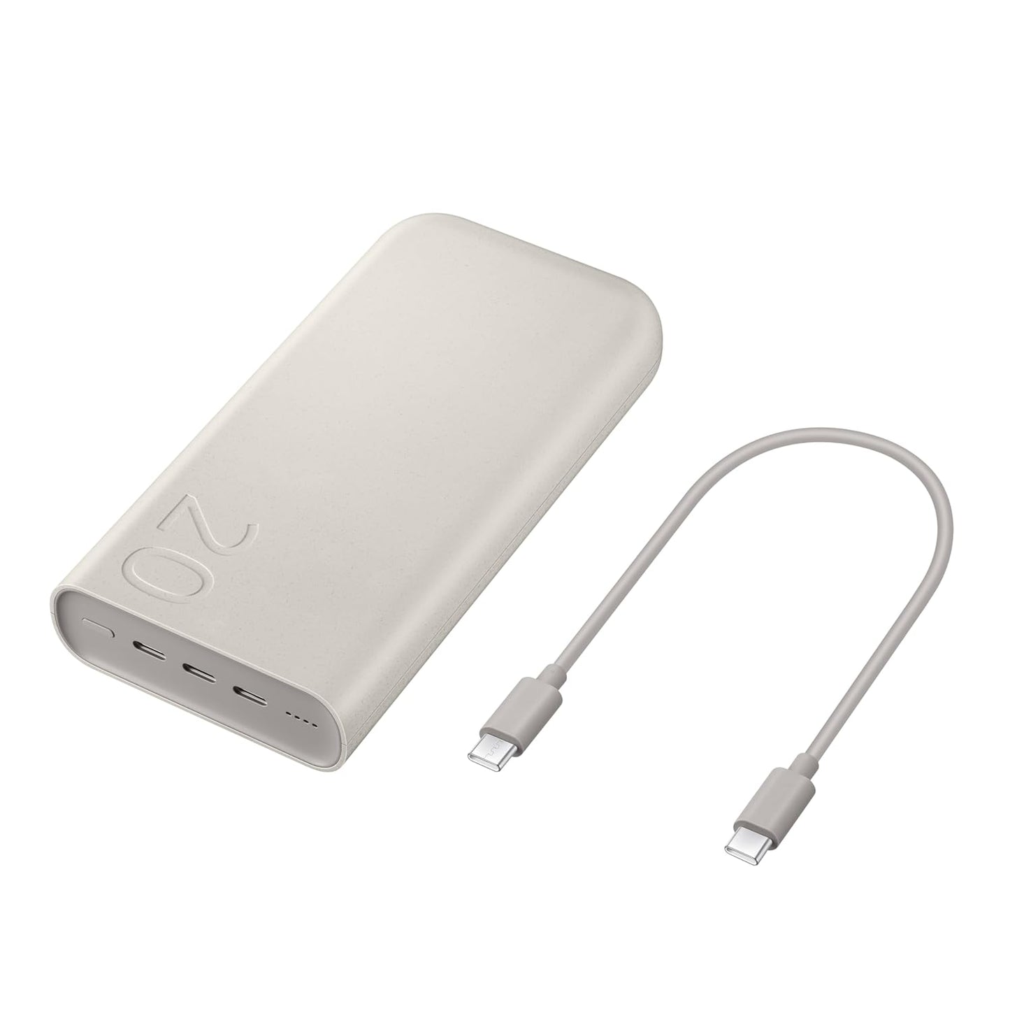 Samsung Galaxy 20,000mAh Power Bank (Gray) | 45W Super Fast Charging | Triple Port | LED Indicator | Suraj Electronics Delhi NCR