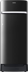 Samsung RR23D2H23BX/HL 215 L, 3 Star, Digital Inverter, Direct-Cool Single Door Refrigerator ( Luxe Black, Base Stand Drawer)