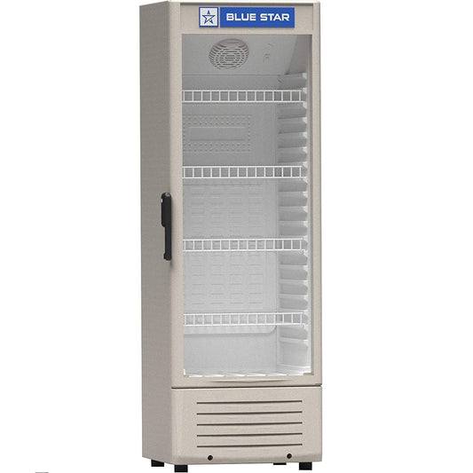 Blue Star SC300F 300 L Single Door Visi Cooler | Supercooler Technology | Adjustable Shelves | Suraj Electronics Delhi NCR
