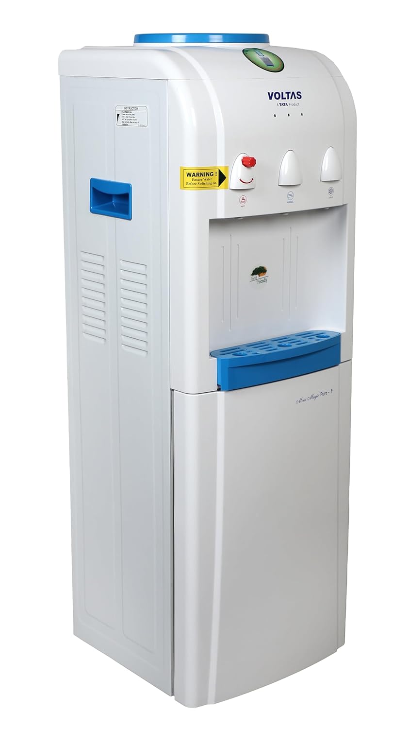 Voltas Mini Magic Pure-F 500W Floor Mounted Water Dispenser | Hot, Normal & Cold Water | W/ O Without Cabinet | LED Indicators | 1-Year Warranty
