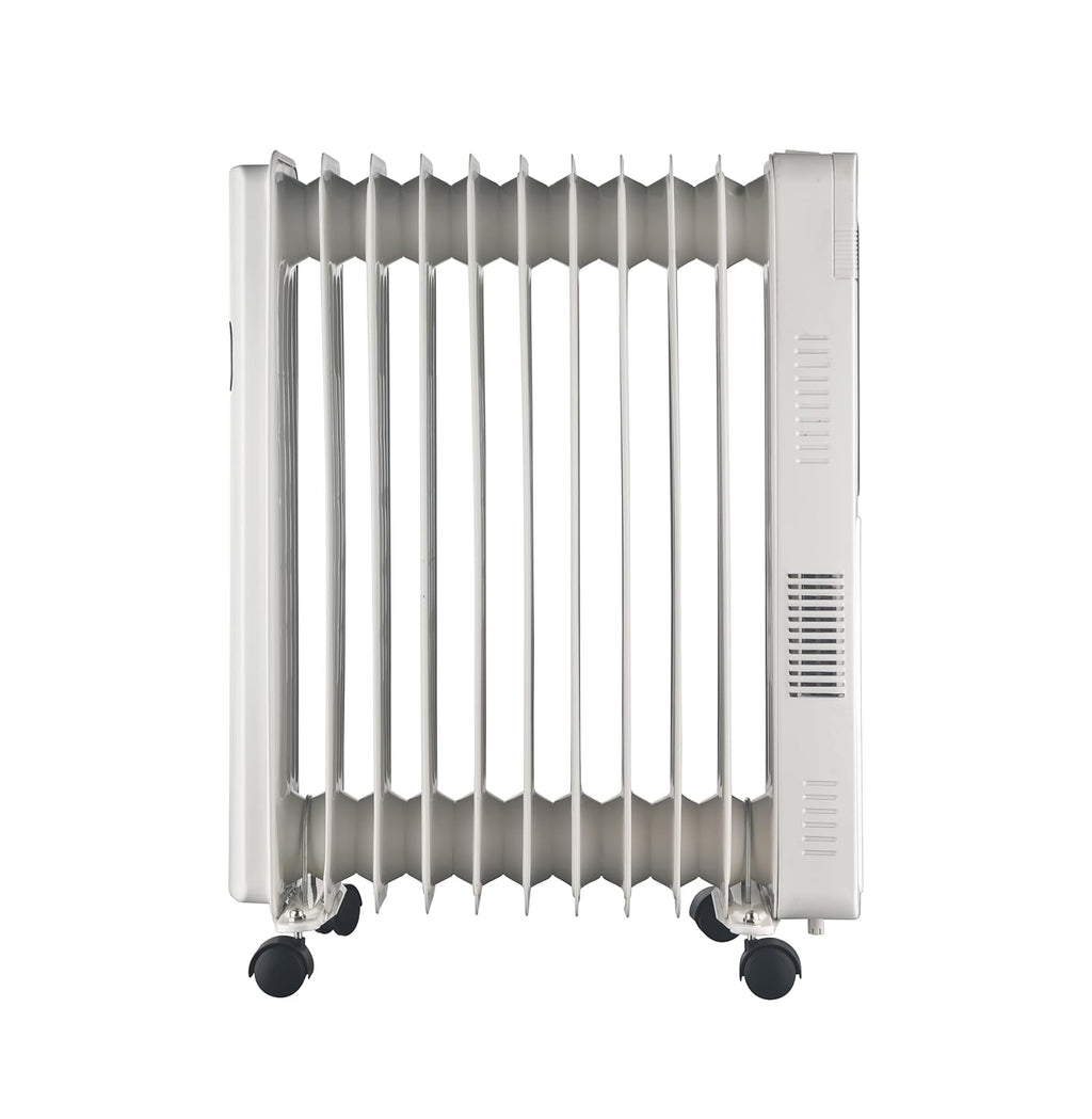 Russell Hobbs ROR11DF 2900W 11-Fin Oil Filled Radiator Room Heater | Smart Digital Heating, 24H Timer, 3 Intelligent Modes, Safety Protection | LED Touch, Foldable Wheels | 2 Yr Warranty