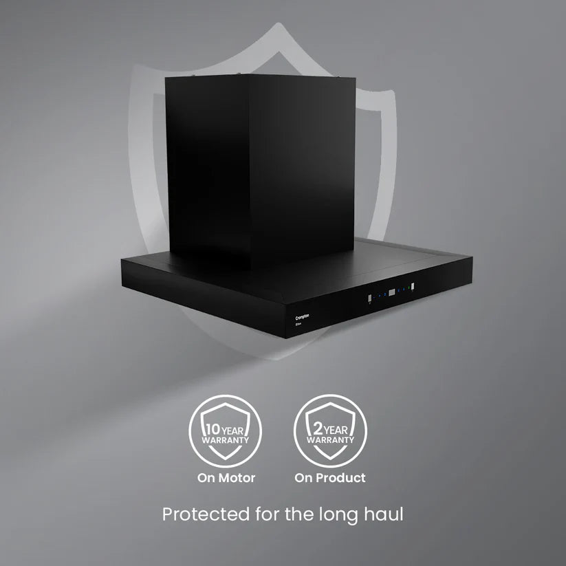 Crompton CHD-ELB60FLE-IND 60cm Filterless Wall Mounted Chimney Eliteo Box Series