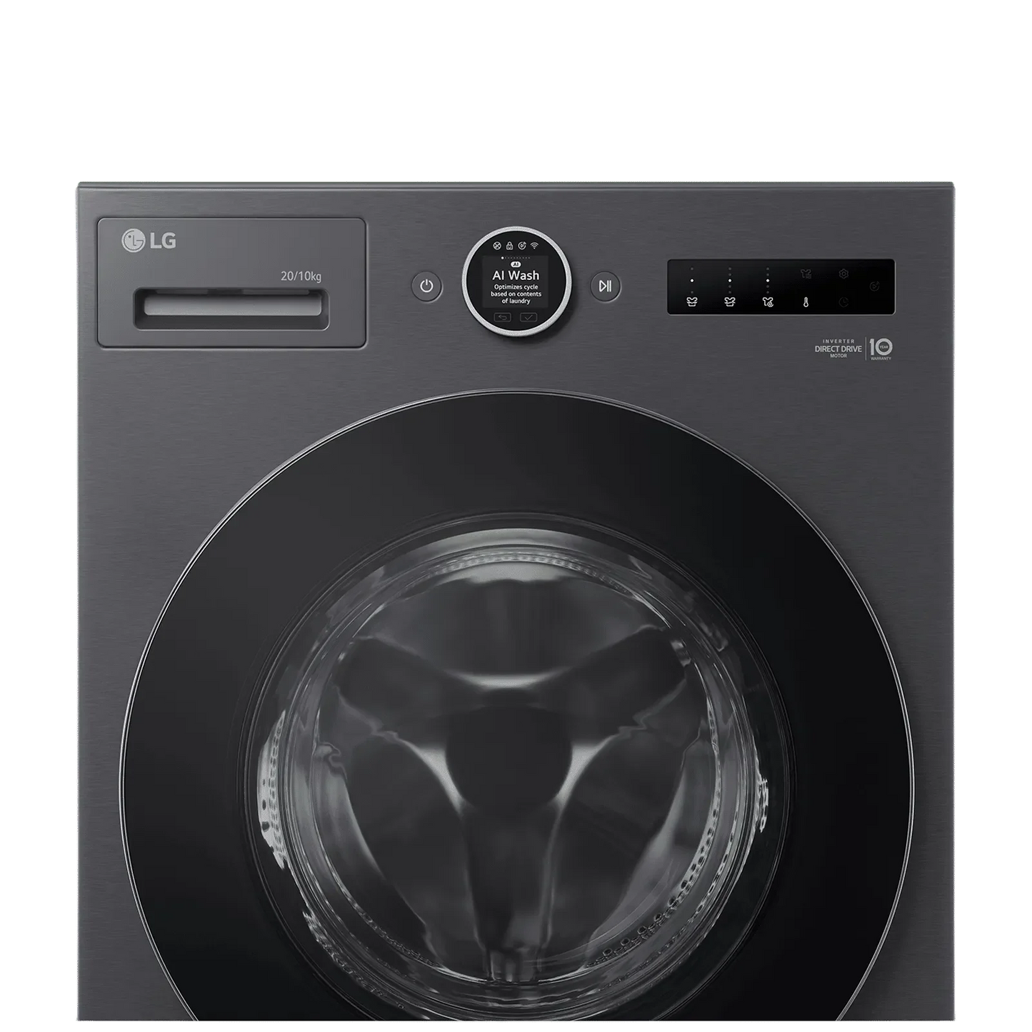 LG FDX92010A9K 20/10 kg Wi-Fi Inverter Fully Automatic Front Load Washing Machine (VX Series, Essence Black)