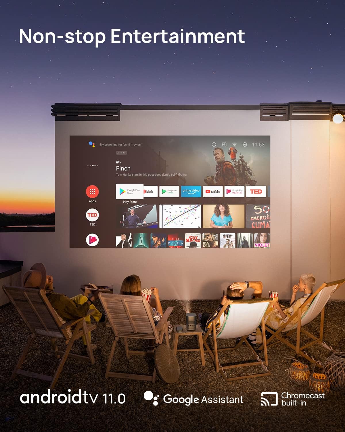 XGIMI MoGo 2 Pro Full HD Portable Projector | 400 ISO Lumens | Android TV 11 | 2×8 W Harman Kardon | Auto Focus & Screen Adaption | Suraj Electronics Delhi NCR