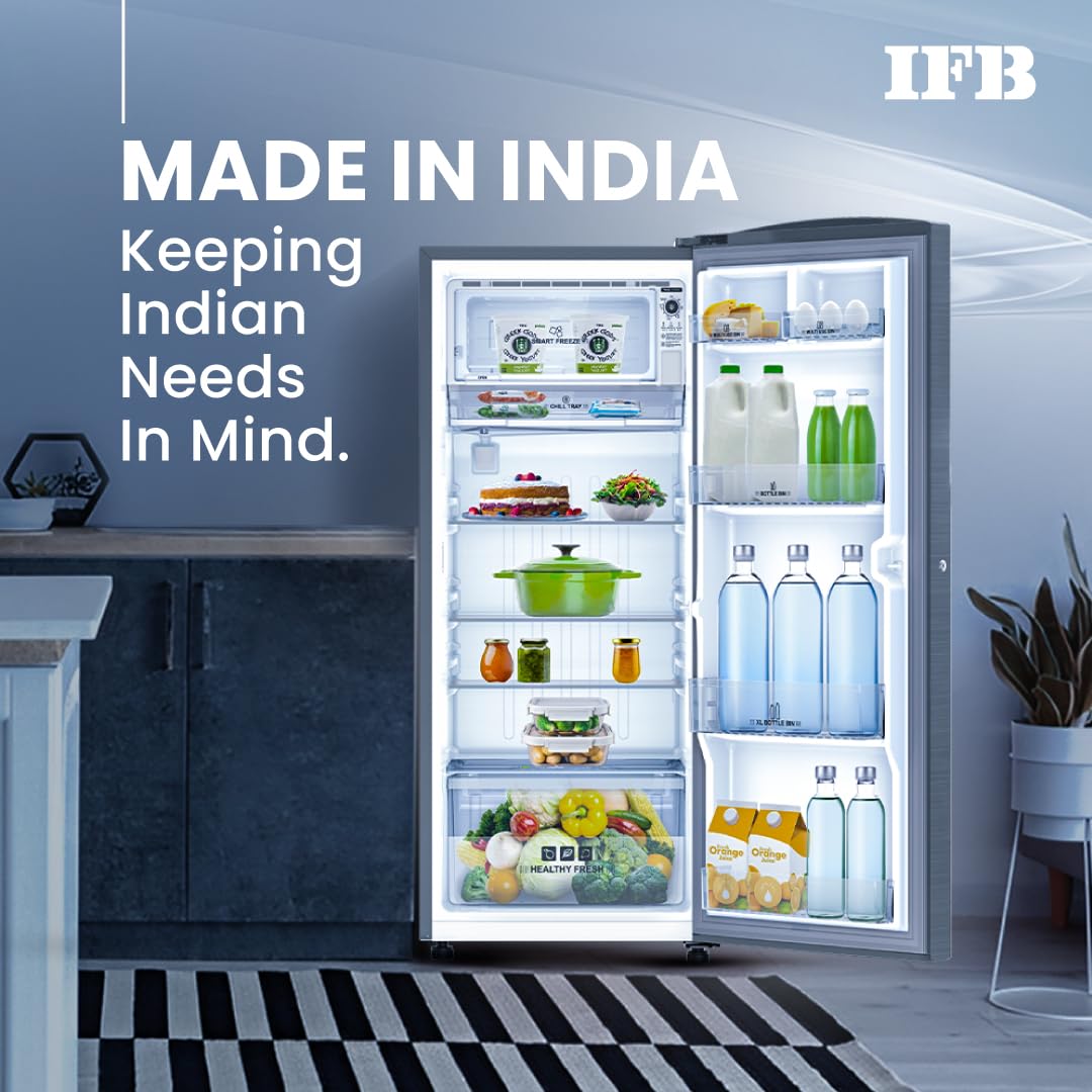 IFB IFBDC-2235IAG 197L 5 Star Direct Cool Inverter Single Door Refrigerator – White, Energy Efficient, Large Storage | Suraj Electronics