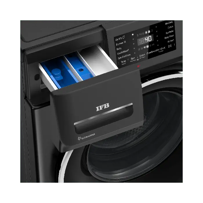 IFB Serena BXN 7012K CMS 7 Kg 5 Star Front Load Washing Machine with 1200 RPM, Aqua Energie & 3D Wash – Black | Suraj Electronics Delhi NCR